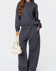 Variant image for Cozy Rosette Two-Piece Women's Outfit – Stylish Oversized Overall Set in Cotton Blend for Relaxed Comfort-1