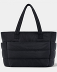 Water-Resistant Tote Bag with Puffer Design – Spacious 20L Capacity for Daily Use and Laptops up to 15.6 Inches