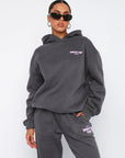 Variant image for Oversized Women's Tracksuit Set – Soft Fleece Jogging Suit with Relaxed Fit for Exercise and Lounging-15