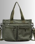 Variant image for Urban Cord Tote Bag with Adjustable Strap, Multiple Pockets – Stylish Shoulder Bag for Everyday Use-2