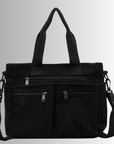 Variant image for Urban Cord Tote Bag with Adjustable Strap, Multiple Pockets – Stylish Shoulder Bag for Everyday Use-1
