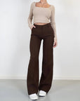High Waist Wide Leg Pants for Women – Comfortable, Versatile Trousers in Soft Fabric