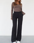 High Waist Wide Leg Pants for Women – Comfortable, Versatile Trousers in Soft Fabric