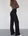 High Waist Wide Leg Pants for Women – Comfortable, Versatile Trousers in Soft Fabric