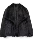 Variant image for Elegant Women's Faux Fur Jacket – Warm Outerwear in Sizes XS-L for Any Occasion-9