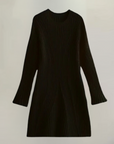 Variant image for Figure-Flattering Women's Mini Dress in Soft Rib Fabric – Versatile Summer Dress with Flared Skirt-4