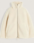 Oversized Teddy Jacket for Women - Cozy Teddy Fleece, Trendy Relaxed Fit for Chilly Days, Machine Washable