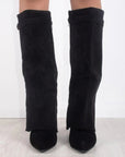 Brown Knee High Boots for Women – Elegant High Suede Long Boots with Comfortable Fit