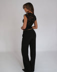 Elegant Lace Womens Blouse – Flattering Long Sleeve Top for Casual and Formal Occasions