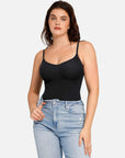 Seamless Shapewear Bodysuit with Adjustable Straps – Soft Body Shaper for a Flattering Silhouette