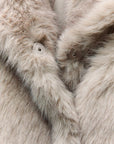 Elegant Women's Faux Fur Jacket – Warm Outerwear in Sizes XS-L for Any Occasion