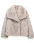 Variant image for Elegant Women's Faux Fur Jacket – Warm Outerwear in Sizes XS-L for Any Occasion-1