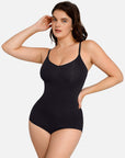 Seamless Shapewear Bodysuit with Adjustable Straps – Soft Body Shaper for a Flattering Silhouette