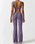 Variant image for Black Jumpsuit for Women – V-Back Scrunch Design with Removable Cups, Soft & Breathable Fabric, High Waist Fit-29
