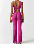 Variant image for Black Jumpsuit for Women – V-Back Scrunch Design with Removable Cups, Soft & Breathable Fabric, High Waist Fit-25