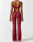 Variant image for Black Jumpsuit for Women – V-Back Scrunch Design with Removable Cups, Soft & Breathable Fabric, High Waist Fit-21
