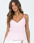 Elegant Women's V-Neck Tank Top with Lace Details – Adjustable Spaghetti Straps, Perfect for Going Out