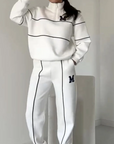 Variant image for Oversized Tracksuit Set with High-Neck Sweater and Elastic Waist Pants – Comfortable and Trendy Casual Wear-1