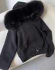 Stylish Women's Jacket with Removable Faux Fur Hood - Warm Winter Coat for Women, Versatile Outerwear in Multiple Colors