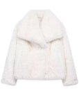 Variant image for Elegant Women's Faux Fur Jacket – Warm Outerwear in Sizes XS-L for Any Occasion-17