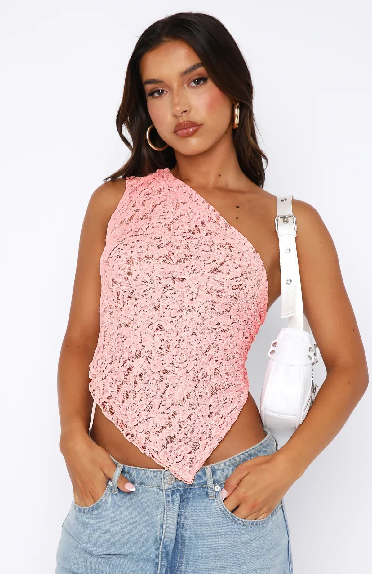 Variant image for Elegant Lace Women's Top – Versatile Going Out Blouse in Soft, Breathable Fabric-13