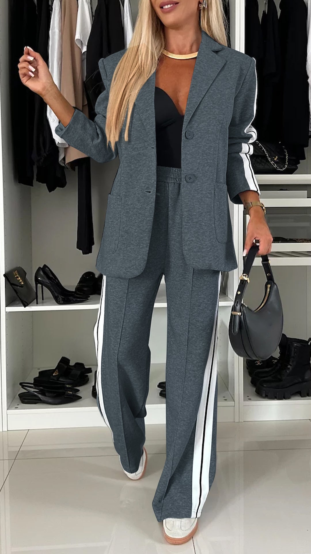 Variant image for Lightweight Organic Cotton Women's Loungewear Set – Chic and Comfortable Casual Outfit for Home and Outings-7