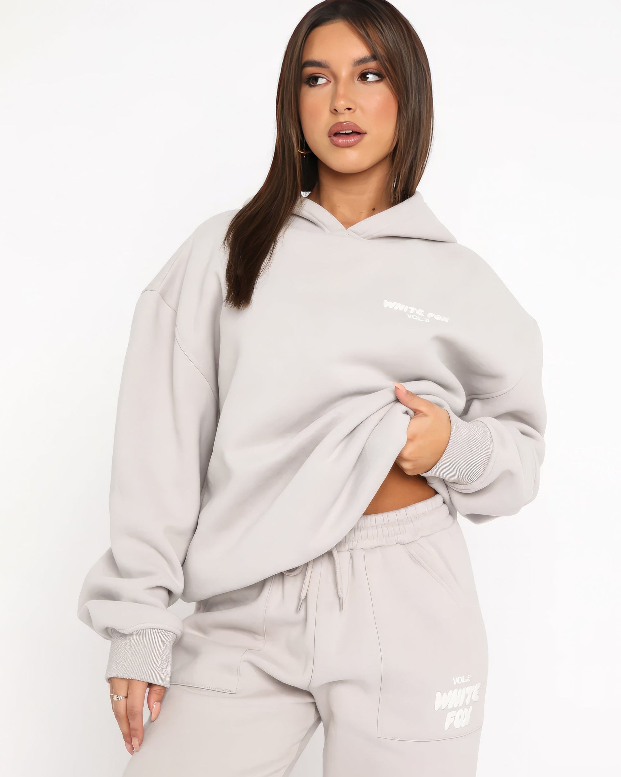 Variant image for Oversized Women's Tracksuit Set – Soft Fleece Jogging Suit with Relaxed Fit for Exercise and Lounging-1