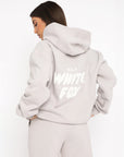 Oversized Women's Tracksuit Set – Soft Fleece Jogging Suit with Relaxed Fit for Exercise and Lounging