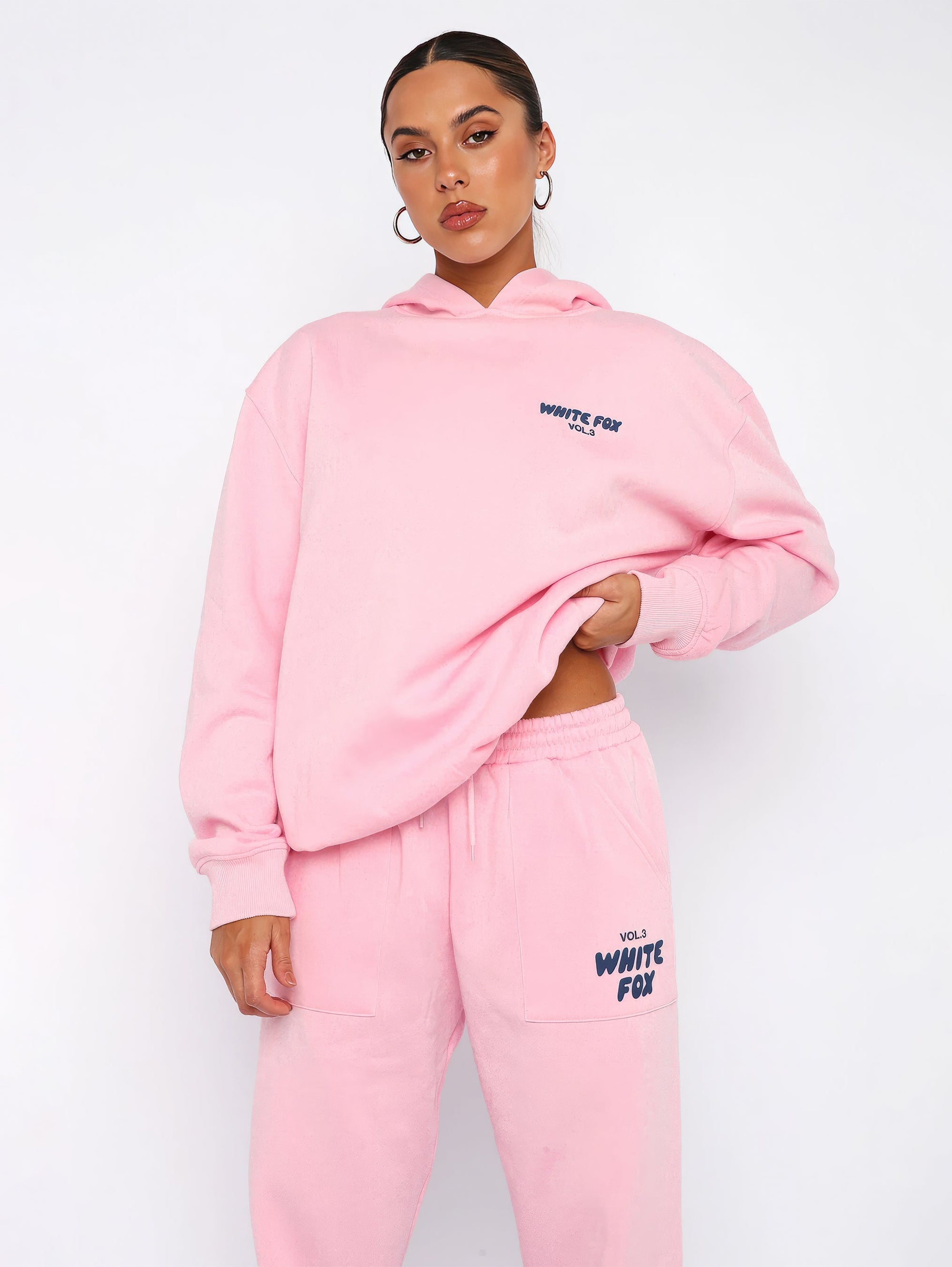 Variant image for Oversized Women&#39;s Tracksuit Set – Soft Fleece Jogging Suit with Relaxed Fit for Exercise and Lounging-36