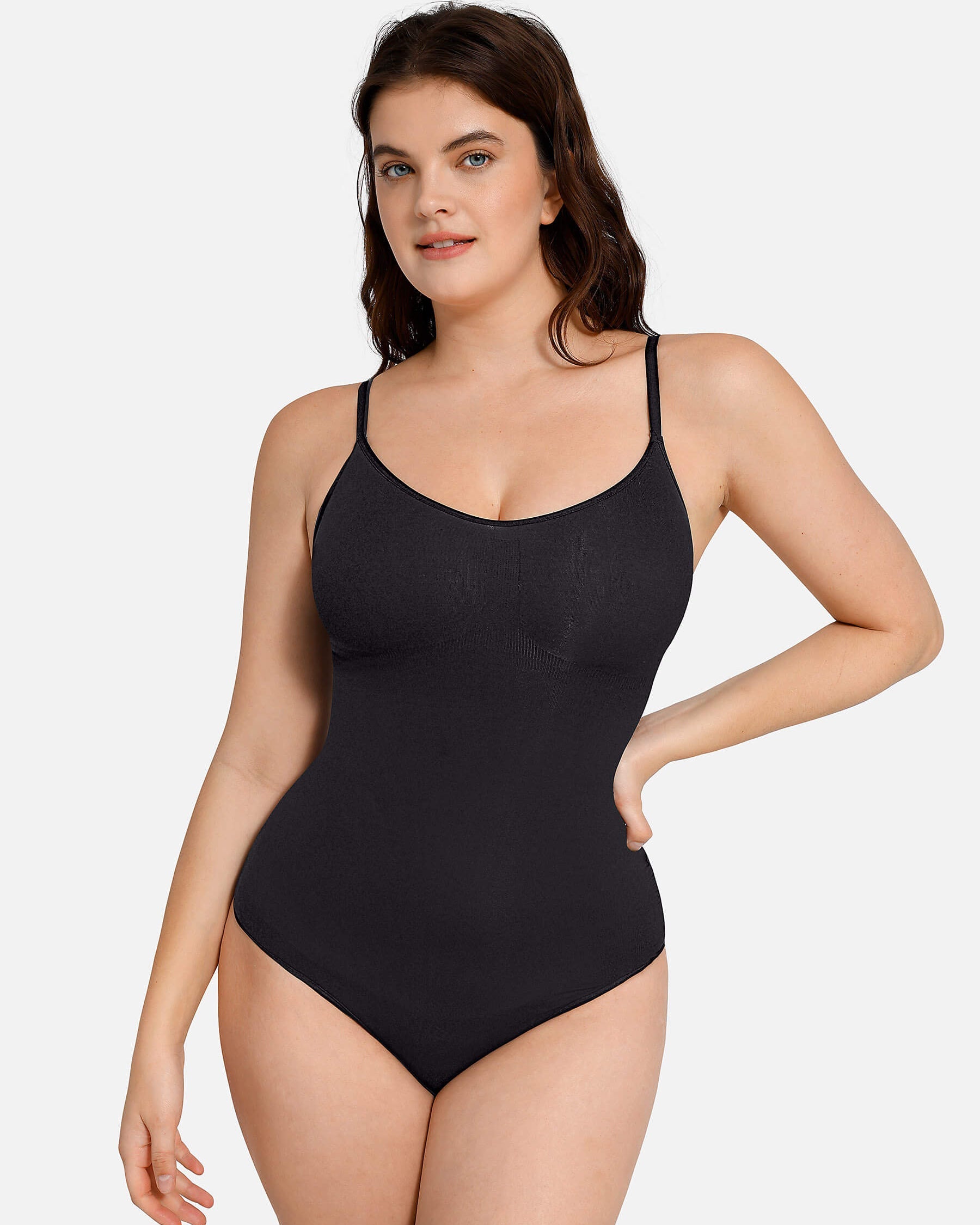 Variant image for Seamless Shapewear Bodysuit with Adjustable Straps – Soft Body Shaper for a Flattering Silhouette-1