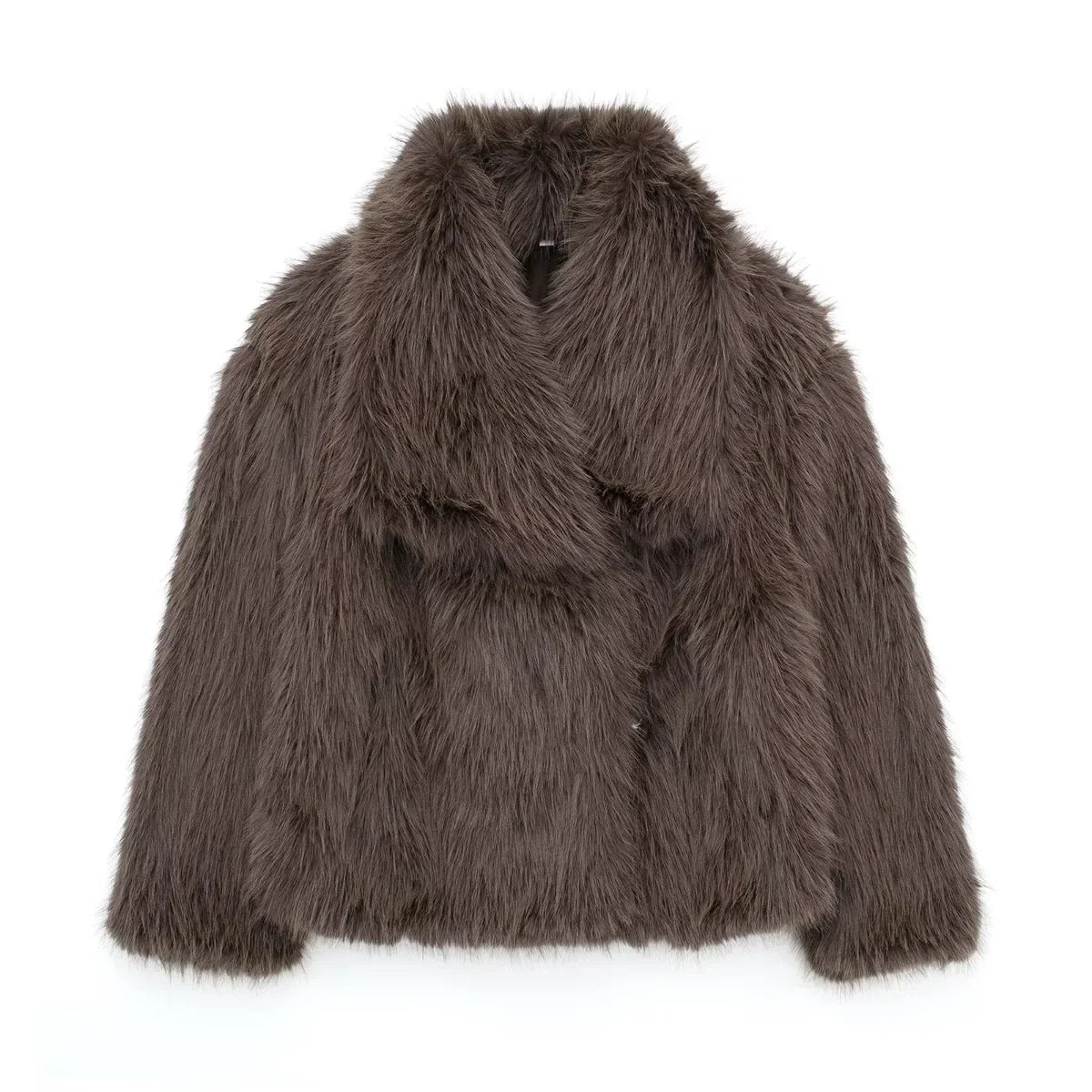 Variant image for Elegant Women&#39;s Faux Fur Jacket – Warm Outerwear in Sizes XS-L for Any Occasion-21