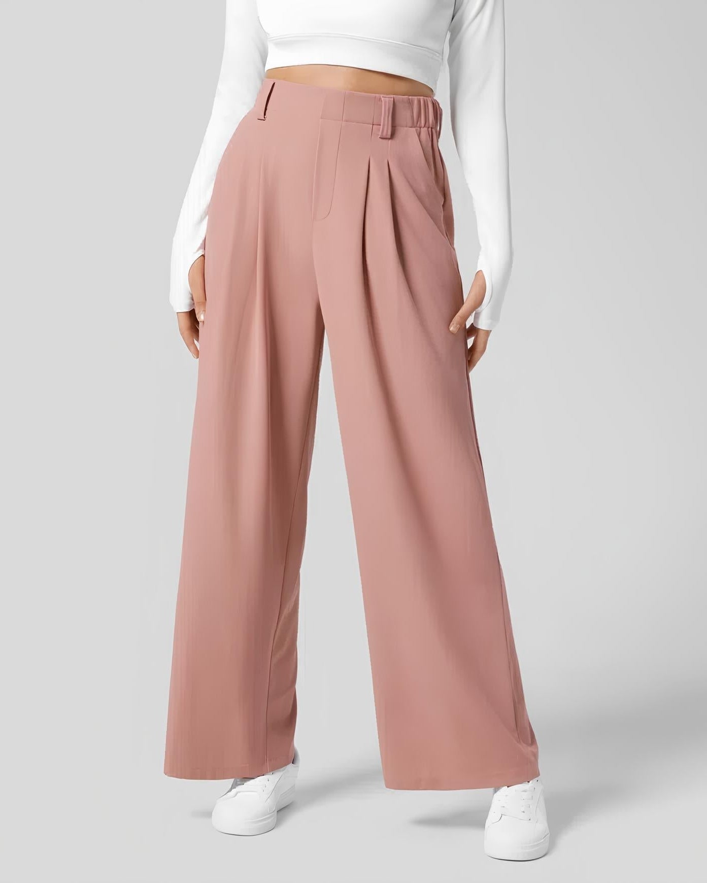 Variant image for Stretchy Women's Pants for Work – Comfortable and Stylish Office Wear, Flattering Fit, Versatile for Casual or Professional Outfits-16