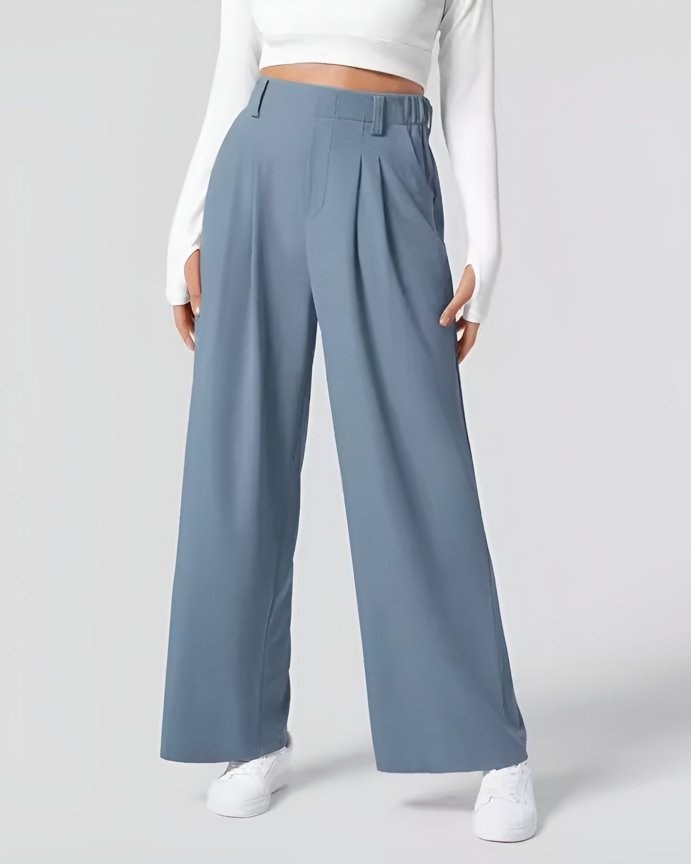 Variant image for Stretchy Women's Pants for Work – Comfortable and Stylish Office Wear, Flattering Fit, Versatile for Casual or Professional Outfits-1