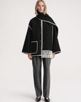 Variant image for Long Wool Coat with Scarf for Women – Timeless Elegance and Warmth for Winter-1