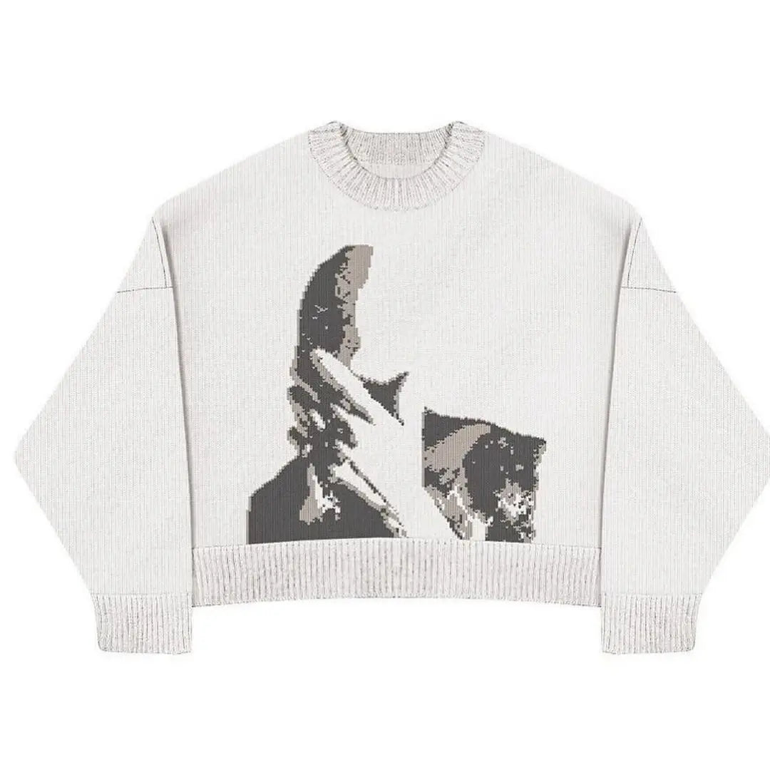 Variant image for Oversized Women's Sweater in Soft Knitted Fabric – Versatile Style for Any Occasion, Available in Multiple Colors-1