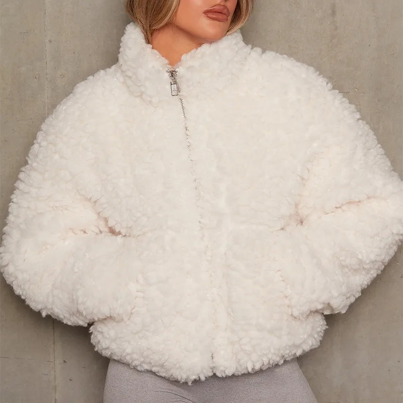 Variant image for Lightweight Sherpa Puffer Jacket for Women - Stylish and Comfortable Warmth, Flattering Fit, Perfect for Casual and Formal Wear-13