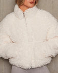 Variant image for Lightweight Sherpa Puffer Jacket for Women - Stylish and Comfortable Warmth, Flattering Fit, Perfect for Casual and Formal Wear-13