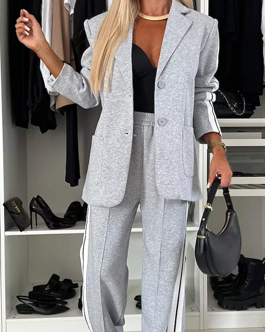 Variant image for Lightweight Organic Cotton Women's Loungewear Set – Chic and Comfortable Casual Outfit for Home and Outings-1