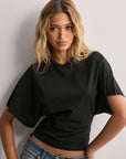 Variant image for Wide Sleeve Women's T-Shirt, Relaxed Fit, Soft Fabric, Timeless Style - Casual Womens Shirts in Various Colors-9