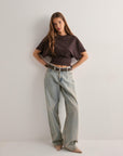 Wide Sleeve Women's T-Shirt, Relaxed Fit, Soft Fabric, Timeless Style - Casual Womens Shirts in Various Colors