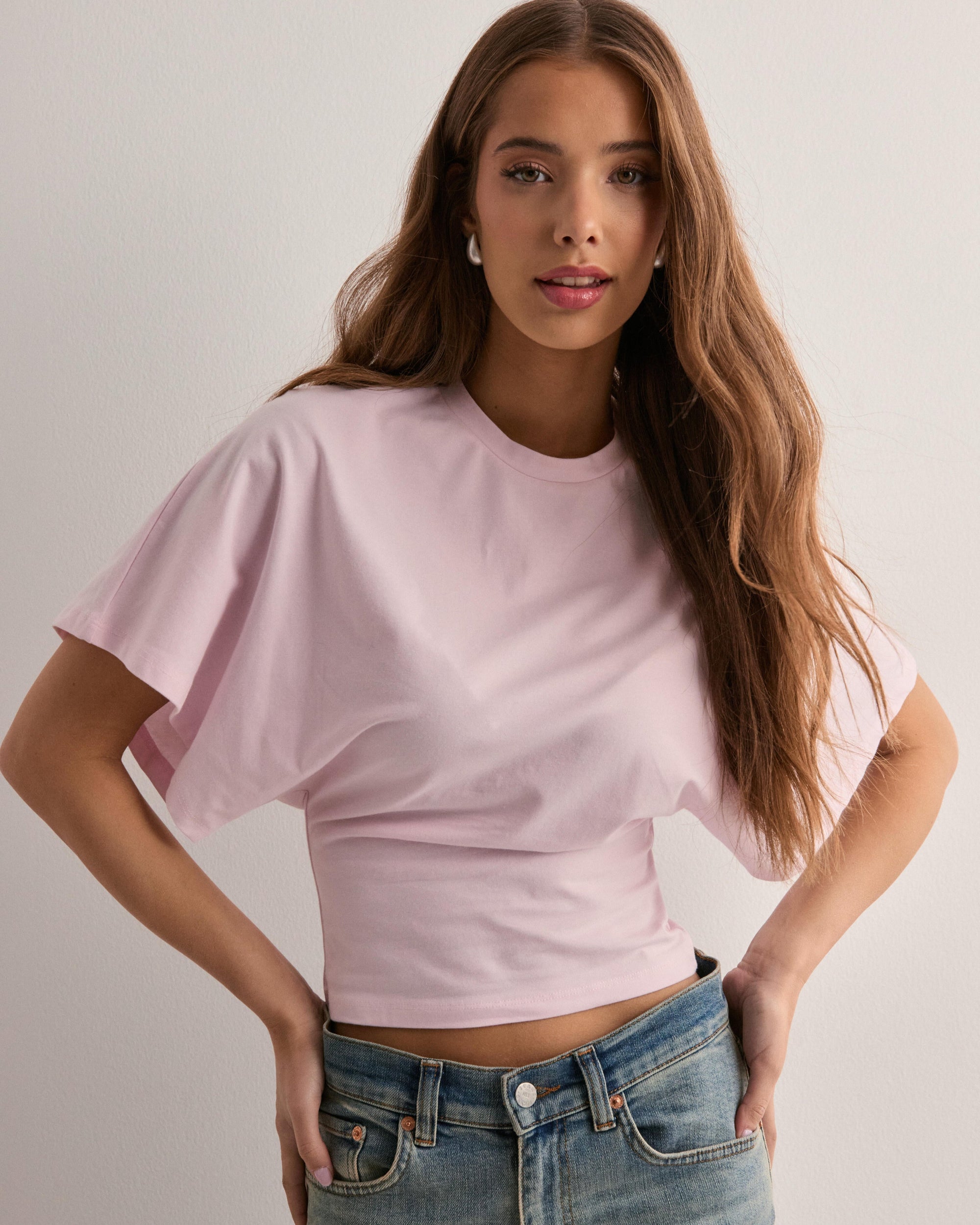 Variant image for Wide Sleeve Women's T-Shirt, Relaxed Fit, Soft Fabric, Timeless Style - Casual Womens Shirts in Various Colors-25