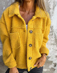 Stylish Women's Teddy Jacket – Warm Fluffy Outerwear for Autumn and Winter, Available in Multiple Colors