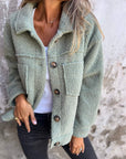 Variant image for Stylish Women's Teddy Jacket – Warm Fluffy Outerwear for Autumn and Winter, Available in Multiple Colors-25