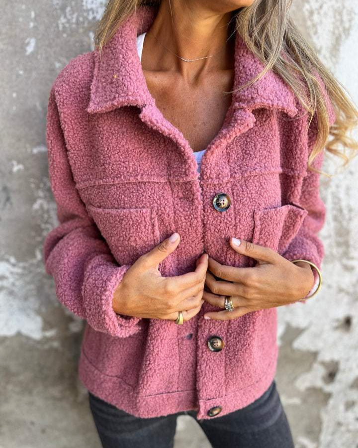 Variant image for Stylish Women&#39;s Teddy Jacket – Warm Fluffy Outerwear for Autumn and Winter, Available in Multiple Colors-22