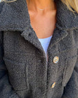 Stylish Women's Teddy Jacket – Warm Fluffy Outerwear for Autumn and Winter, Available in Multiple Colors